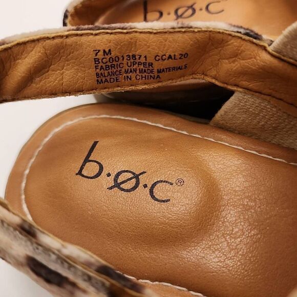 BOC Womens Animal Print Sandals Size 7 - Picture 3 of 7